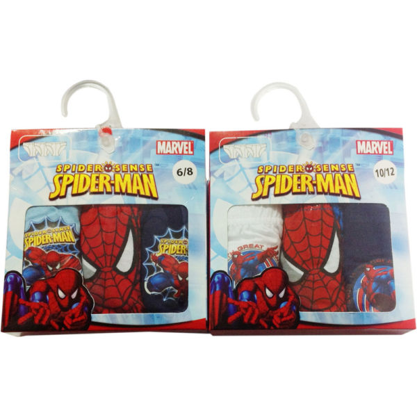 Blister 3 calzoncillos Spiderman Marvel surtido