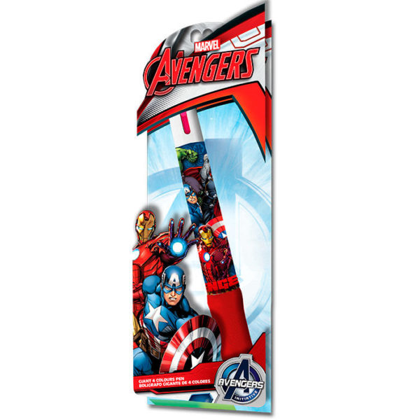 Boligrafo Vengadores Avengers Marvel Jumbo 4 colores