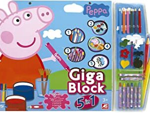 Giga block 5 en 1 Peppa Pig