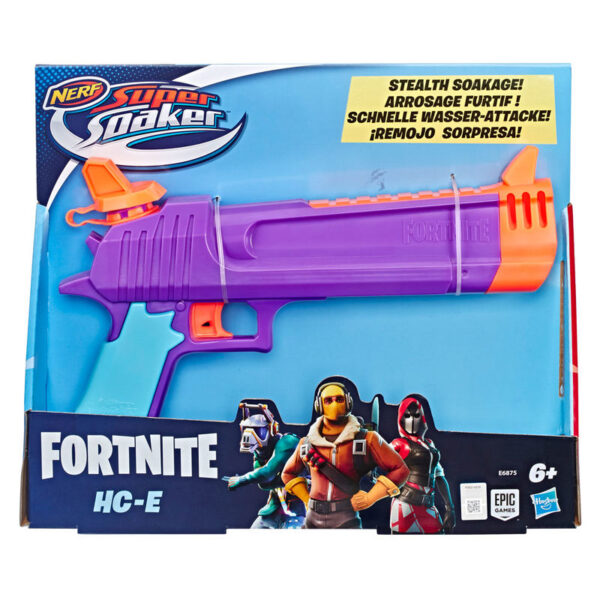 Lanzador de agua HC-E Fortnite Super Soaker Nerf