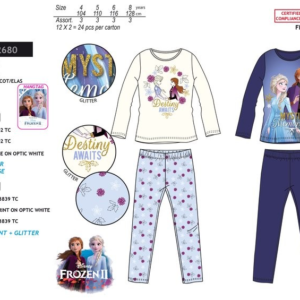 Pijama Algodon Frozen Disney ll