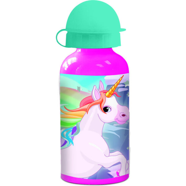 Botella Aluminio Unicornio 400ml