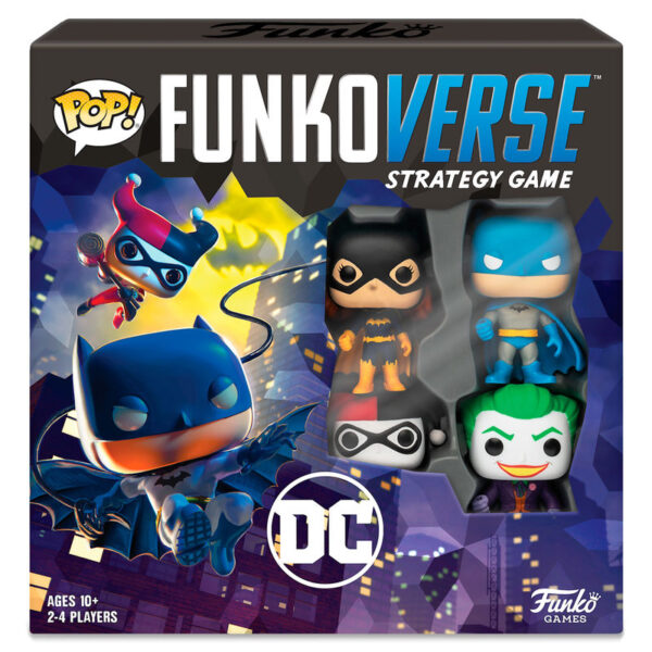 Juego mesa POP Funkoverse DC Comics 4fig Español