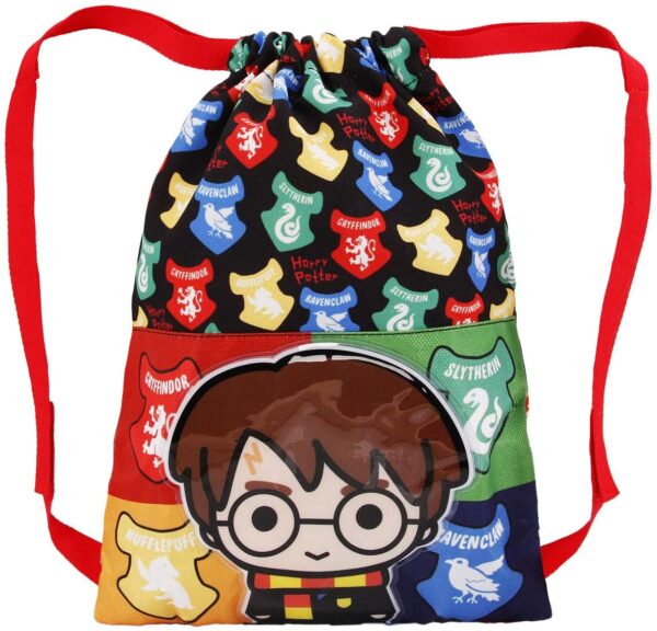 Saco Mochila Harry Potter 34x27x1cm.