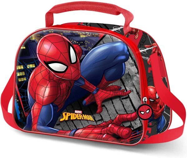 Bolsa Portameriendas 3D Spiderman Marvel 20,5x26x10cm