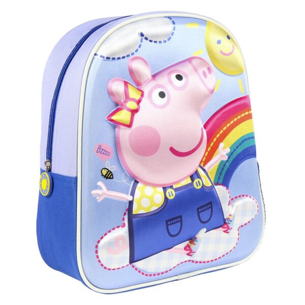 Mochila Peppa Pig 3D 26x31x10cm