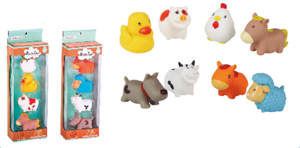 Figuras para Baño forma de Animales de la Granja