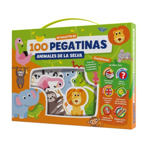 100 PEGATINAS ANIMALES DE LA SELVA