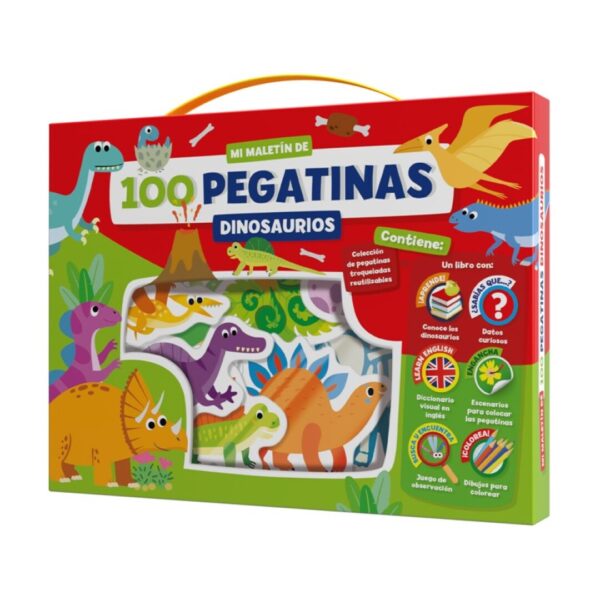 MALETIN 100 PEGATINAS – DINOSAURIO