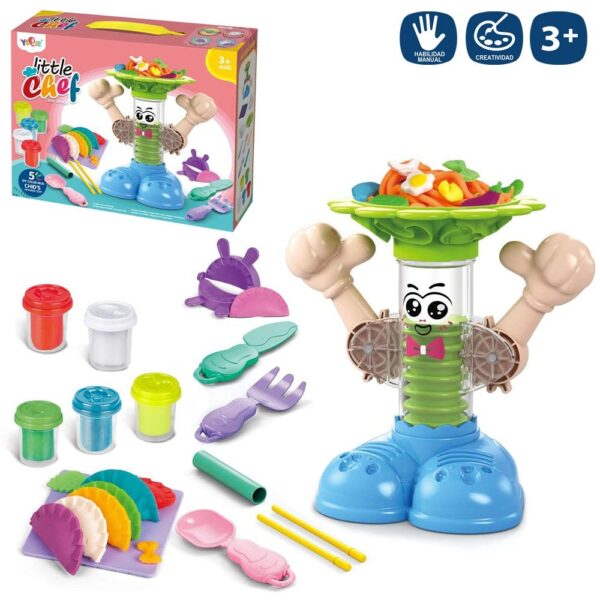 CONJUNTO PLASTILINA LITTLE CHEF