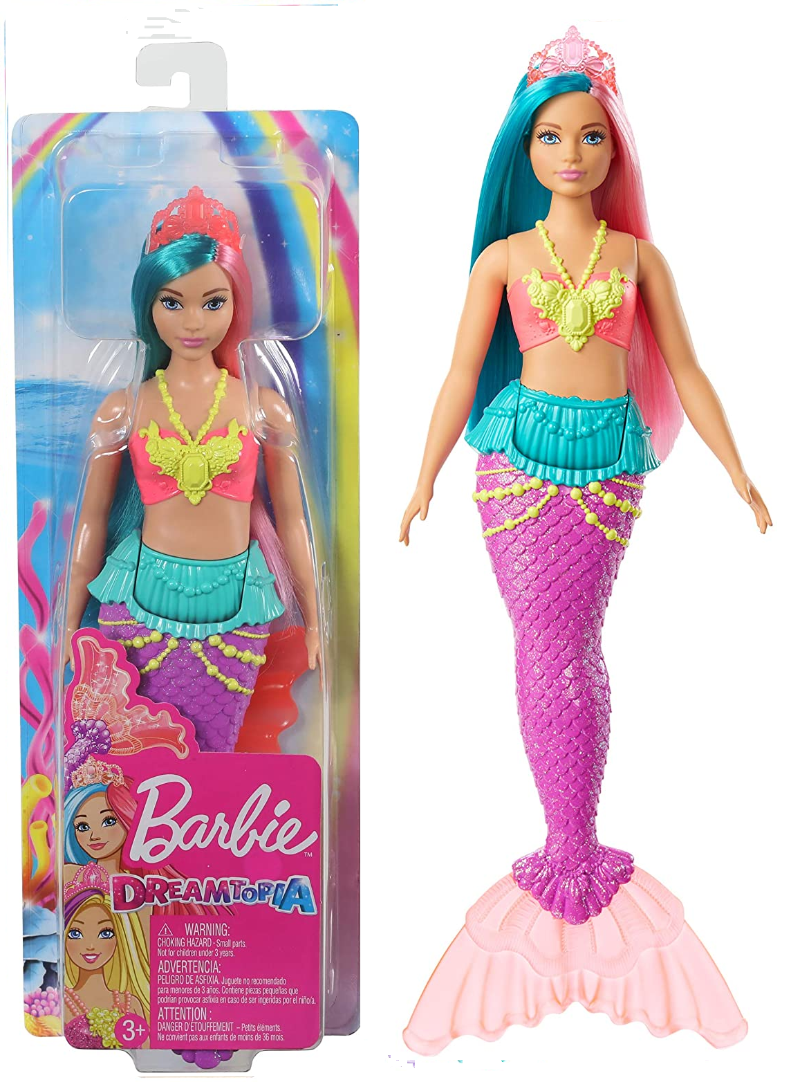 Barbie - Barbie Dreamtopia - Muñeca Sirena con Slime, Dreamtopia