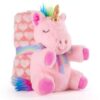 PELUCHE CON MANTA UNICORNIO