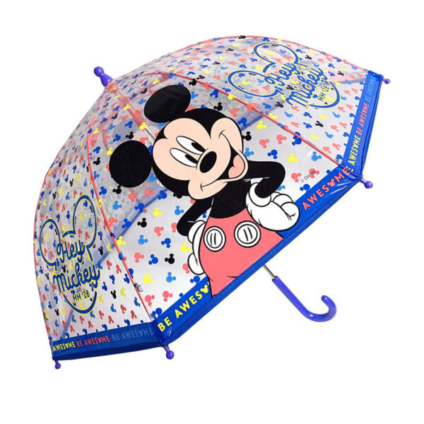 paraguas transparente mickey 45cm manual