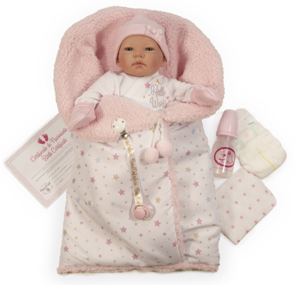 Muñeca Reborn Nines DOnil Celia Nana 48 cm.CON CERTIFICADO DE NACIMIENTO