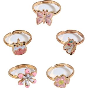 Set de 5 anillos infantiles