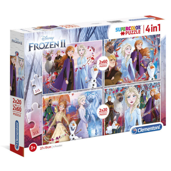 Puzzle Frozen 2 Disney 2x20pzs 2x60pzs