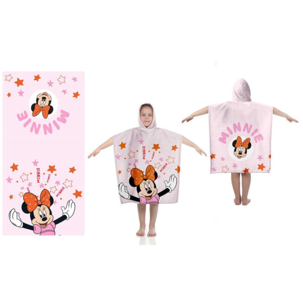 Poncho Toalla Minnie Disney algodon