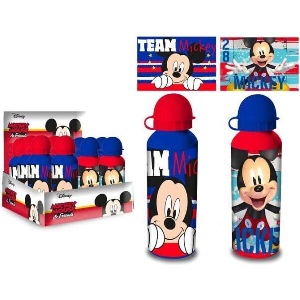 Botella cantimplora aluminio 500ml de Mickey Mouse