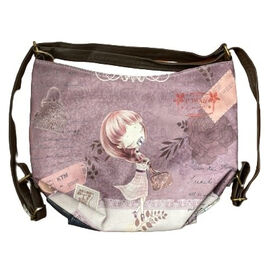 Bolso mochila Violeta de Sweet Candy Medidas: 39x30cm