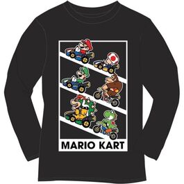 Camiseta manga larga algodón de Super Mario