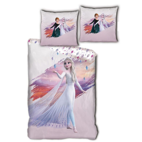 Funda Nordica Microfibra Frozen ll Disney 140x200cm. Funda Cojín: 63x63cm.