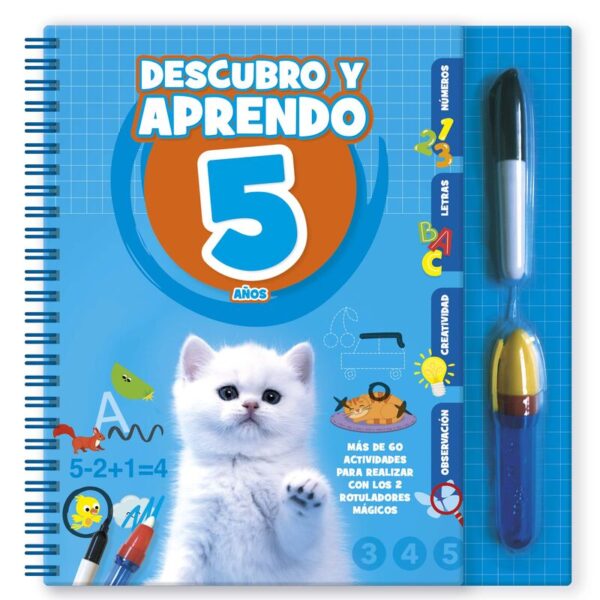 Imagiland, Cuaderno descubro y aprendo 5 años