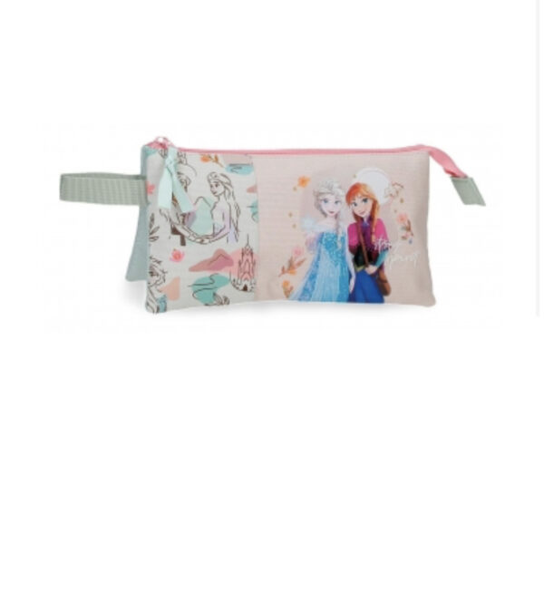 Estuche Frozen Strong Spirit Tres Compartimentos