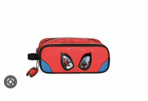 Estuche Spiderman Protector Dos Compartimentos