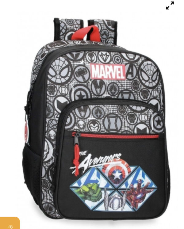 Mochila Escolar Avengers Heroes 38cm