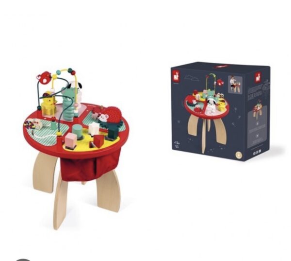 MESA DE JUEGOS MADERA BEBE