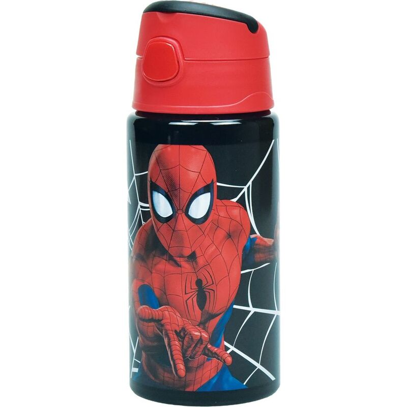Botella cantimplora aluminio 500ml Spiderman. Botella agua térmica Mar –