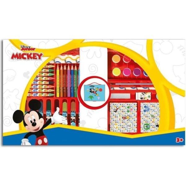 Maletín para colorear 52 piezas de Mickey Mouse