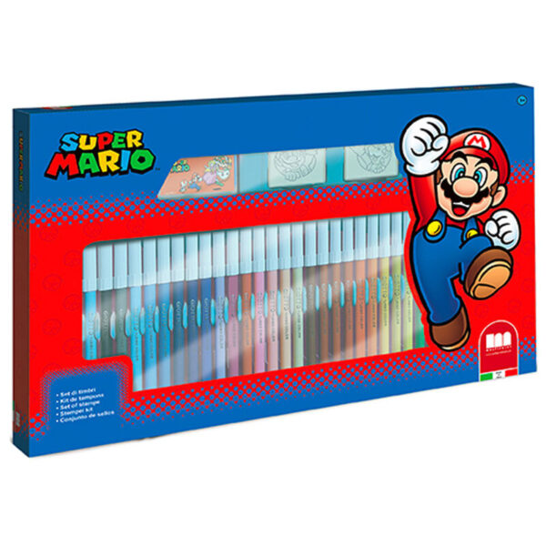Blister papeleria Super Mario Bros 41pzs